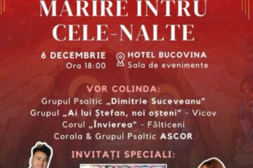 Concert caritabil de colinde, de Moș Nicolae, organizat de ASCOR Suceava