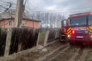 Incendiu cu final tragic la Drăgușeni