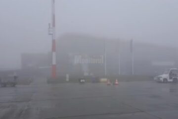 Ceață miercuri, pe Aeroportul Suceava