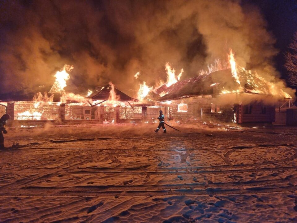 Incendiu la Mănăstirea Humorului