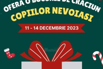 „Moș Crăciun nu uită pe nimeni! Oferă o bucurie de Crăciun copiilor nevoiași”