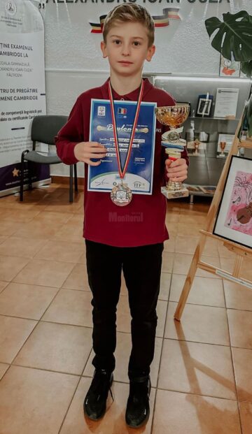 Unul dintre medaliații de la Turneul Campionilor MPG