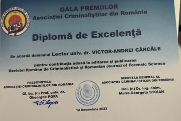 Diploma primită de universitarul sucevean