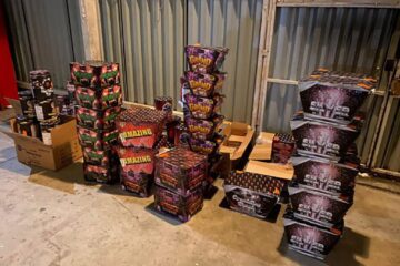 Peste 800 de kilograme de petarde, confiscate de polițiștii de la Serviciul Arme, Explozivi, Substanțe Periculoase