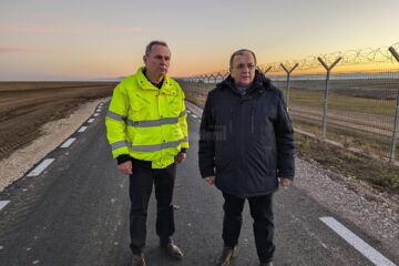 La aeroportul Suceava a fost construit un gard perimetral cu sensori și camere de supraveghere