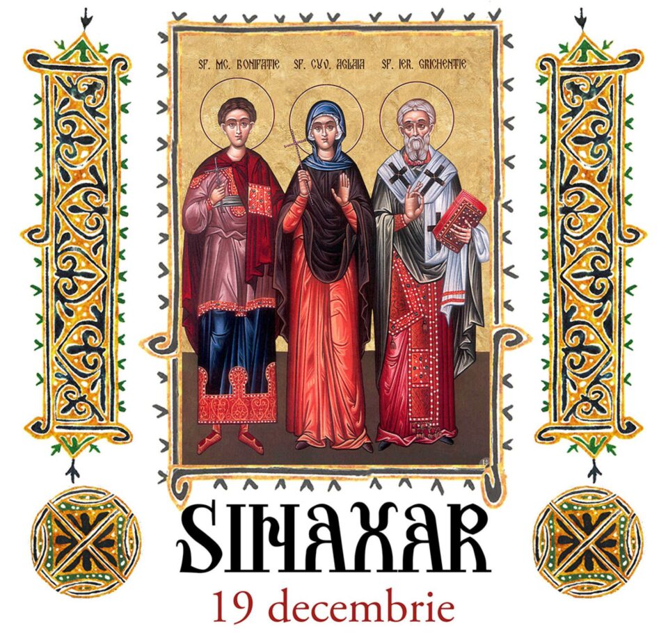 Sinaxar 19 decembrie 2023