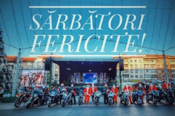 „Moș Crăciun pe două roți”