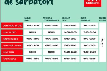 Program de sărbători