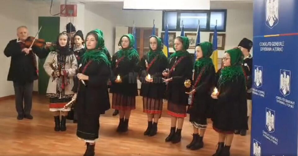 Concert de colinde la Consulatul General al României din Torino