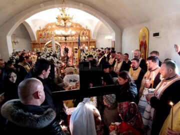 Înmormântarea părintelui Ionuț Silvestru Țurcă
