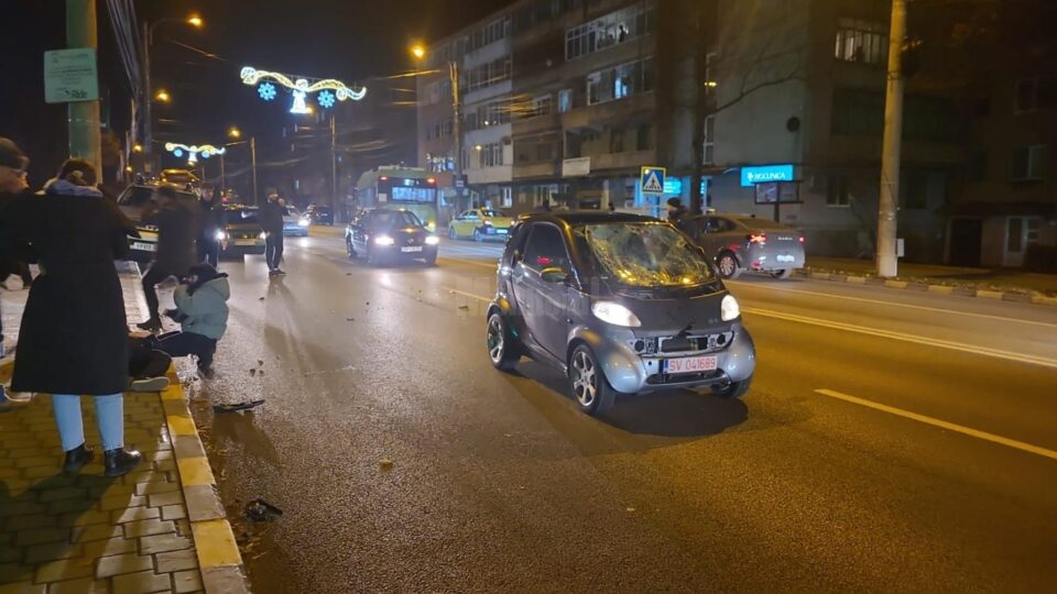 Accidentul de joi seară, de pe trecerea de pietoni din zona Policlinică