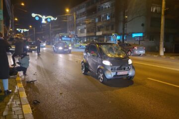 Accidentul de joi seară, de pe trecerea de pietoni din zona Policlinică