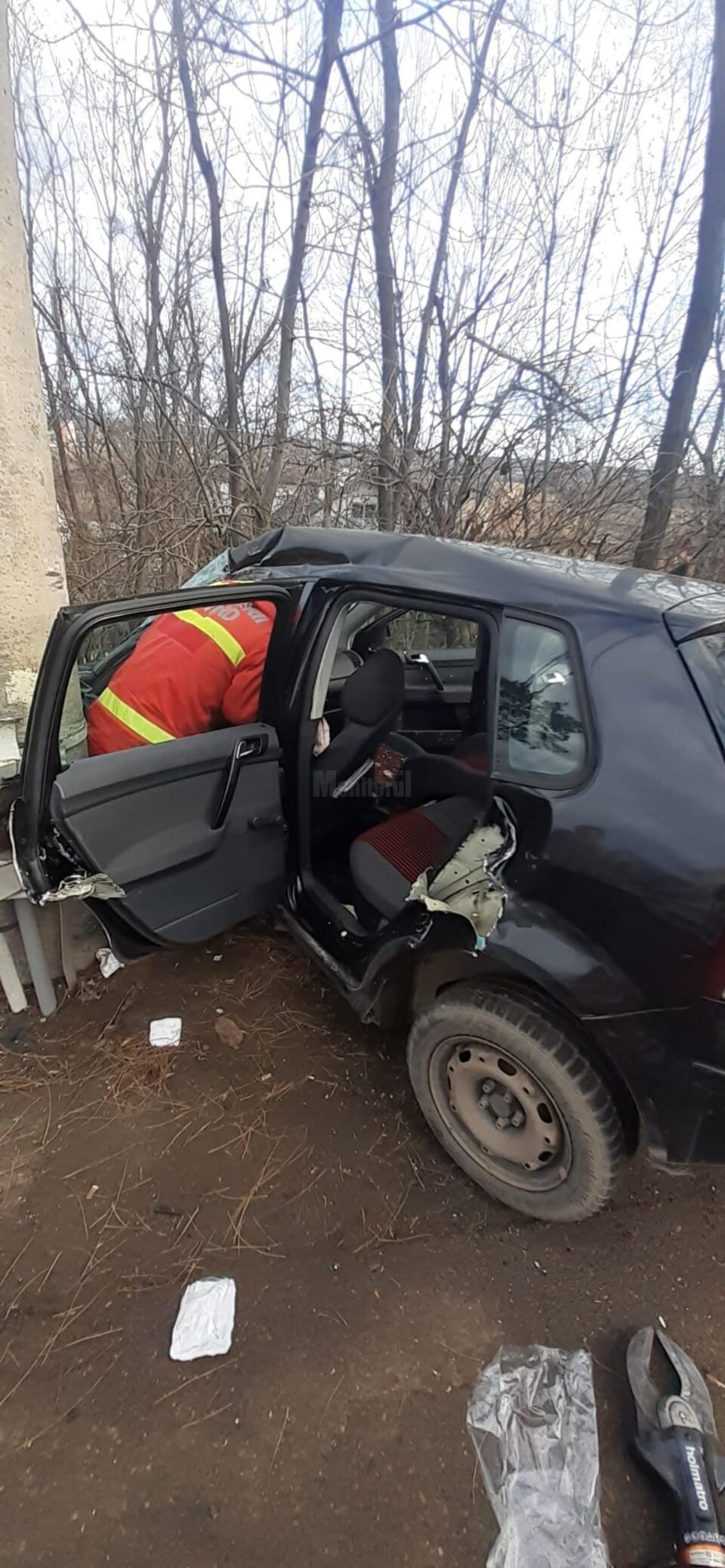 Accidentul din dimineața primei zile de Crăciun