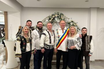 Liderul PNL din Șcheia, Alin Rusu, le-a oferit locuitorilor comunei un bal al gospodarilor în prima zi de Crăciun