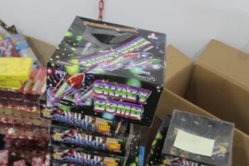 Materiale pirotehnice confiscate