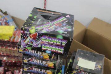 Materiale pirotehnice confiscate