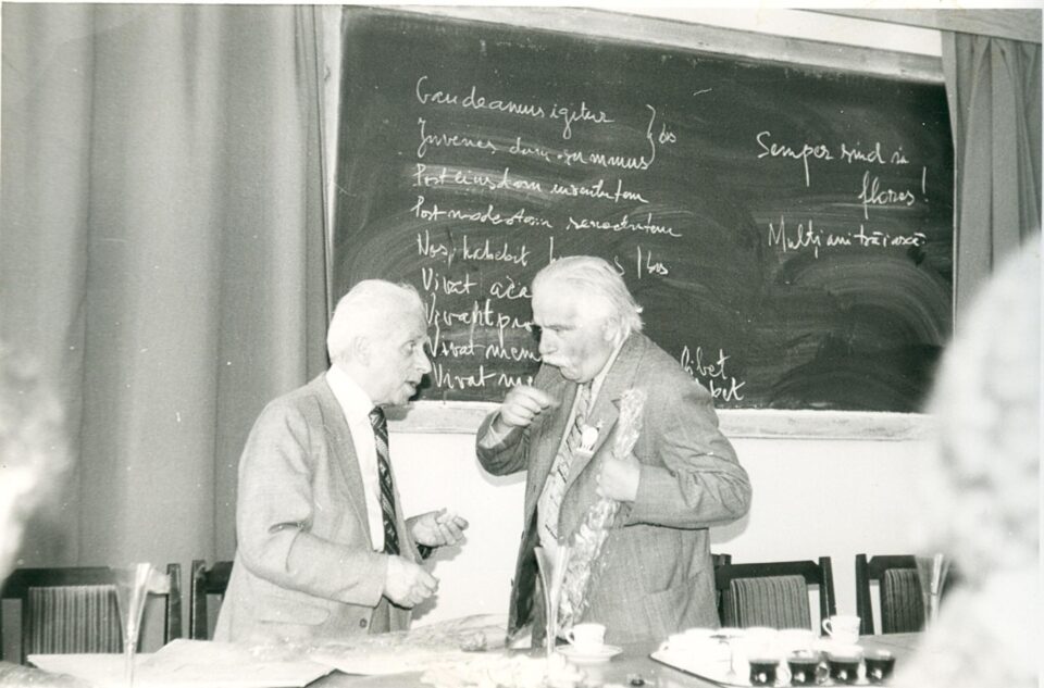 Prof. Haim Riemer și prof. Ioan Nemeș, doi profesori „ștefaniști”