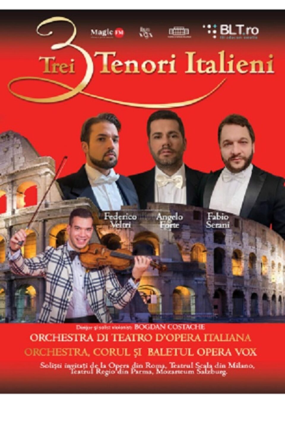 Călătorie muzicală în „Bella Italia”, pe ritmurile canzonetelor napoletane, în martie, pe scena suceveană Călătorie muzicală în „Bella Italia”, pe ritmurile canzonetelor napoletane, în martie, pe scena suceveană