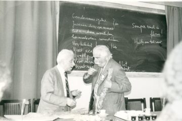 Prof. Haim Riemer și prof. Ioan Nemeș, doi profesori „ștefaniști”
