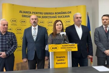 Președintele Organizației Municipale Suceava a Partidului AUR, Veronica Grosu
