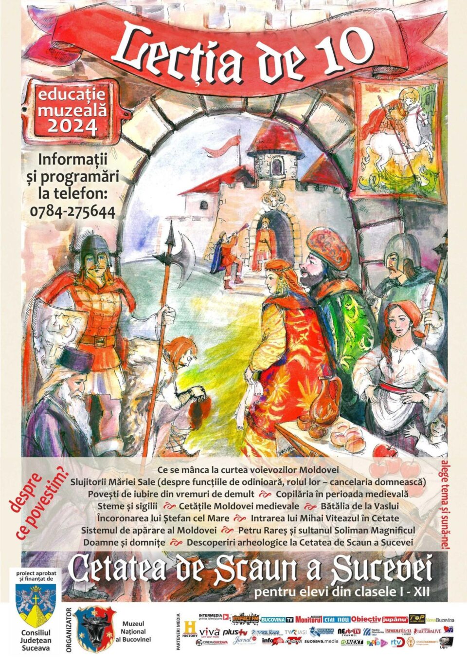 „Lecția de 10” și „Cetatea sub asediu”, activități de educație muzeală pentru elevi, organizate de Muzeul Național al Bucovinei „Lecția de 10” și „Cetatea sub asediu”, activități de educație muzeală pentru elevi, organizate de Muzeul Național al Bucovinei