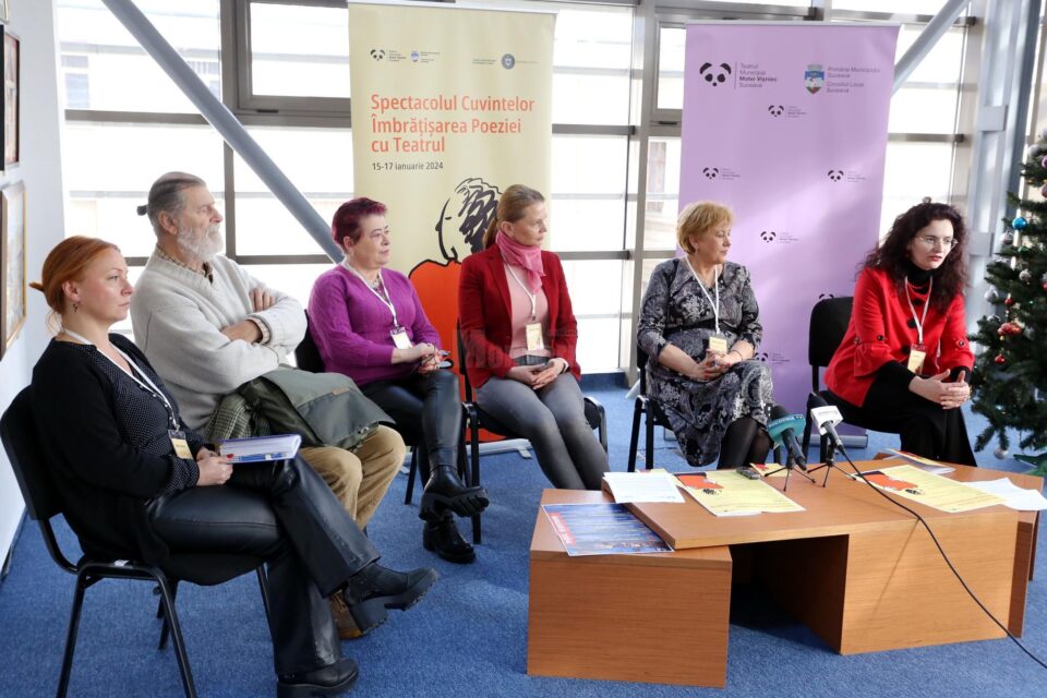 Teatrul Municipal „Matei Vișniec” Suceava celebrează Ziua Culturii Naționale prin realizarea proiectului „Spectacolul Cuvintelor - Îmbrățișarea Poeziei cu Teatrul”
