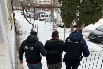 Agresorul dus în arest
