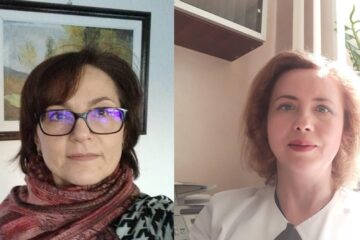 Președinta Asociației Medicilor de Familie din județul Suceava, dr. Lăcrămioara Mercore și Medicul neurolog Mihaela Cocîrlă