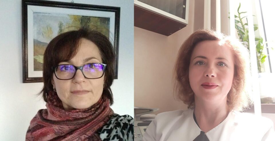 Președinta Asociației Medicilor de Familie din județul Suceava, dr. Lăcrămioara Mercore și Medicul neurolog Mihaela Cocîrlă Președinta Asociației Medicilor de Familie din județul Suceava, dr. Lăcrămioara Mercore și Medicul neurolog Mihaela Cocîrlă