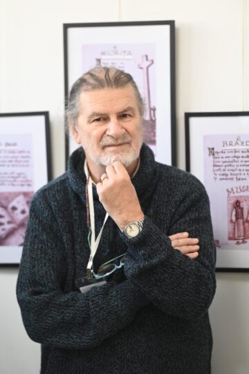 Maestrul Mihai Pânzaru - PIM și-a sărbătorit ziua de naștere printre prieteni și colaboratori, la Galeria Zamca, la vernisajul expoziției „Sublimare”
