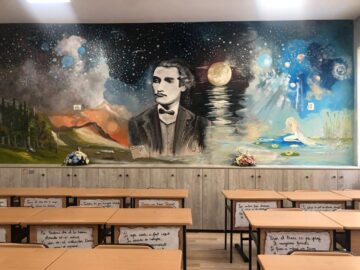 Inaugurarea și sfințirea Cabinetului de limba și literatura română „Mihai Eminescu” de la Colegiul Tehnic Rădăuți