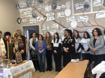 Inaugurarea și sfințirea Cabinetului de limba și literatura română „Mihai Eminescu” de la Colegiul Tehnic Rădăuți
