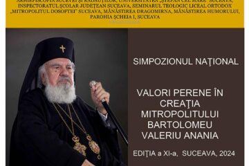„Valori perene în creația Mitropolitului Bartolomeu Valeriu Anania”, tema simpozionului național organizat vineri la USV