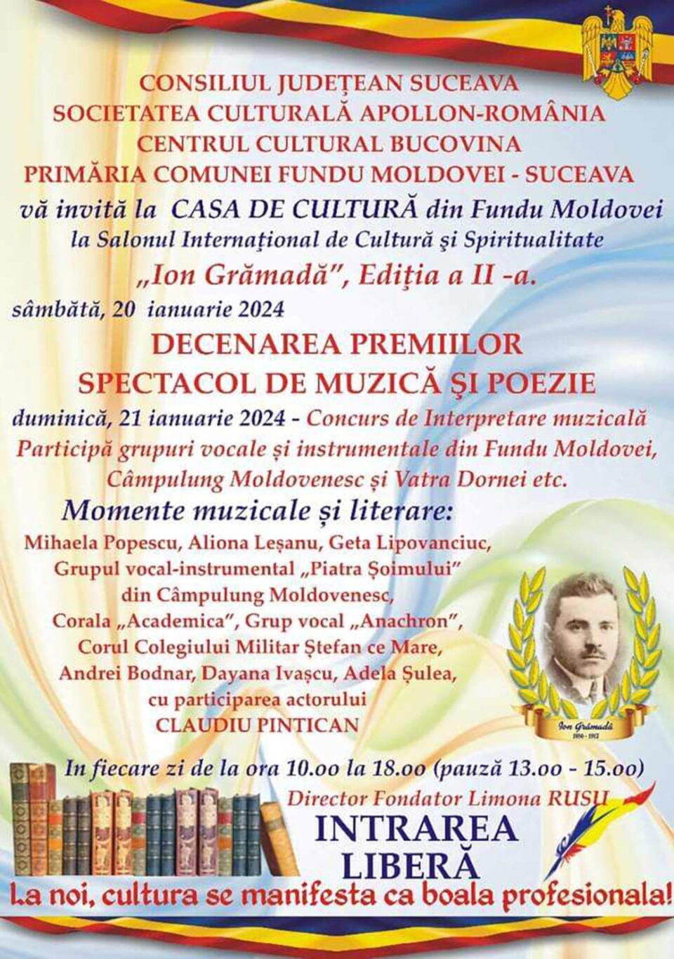 Salonul Internațional de Cultură și Spiritualitate „Ion Grămadă”, ediția a II-a, la Fundu Moldovei