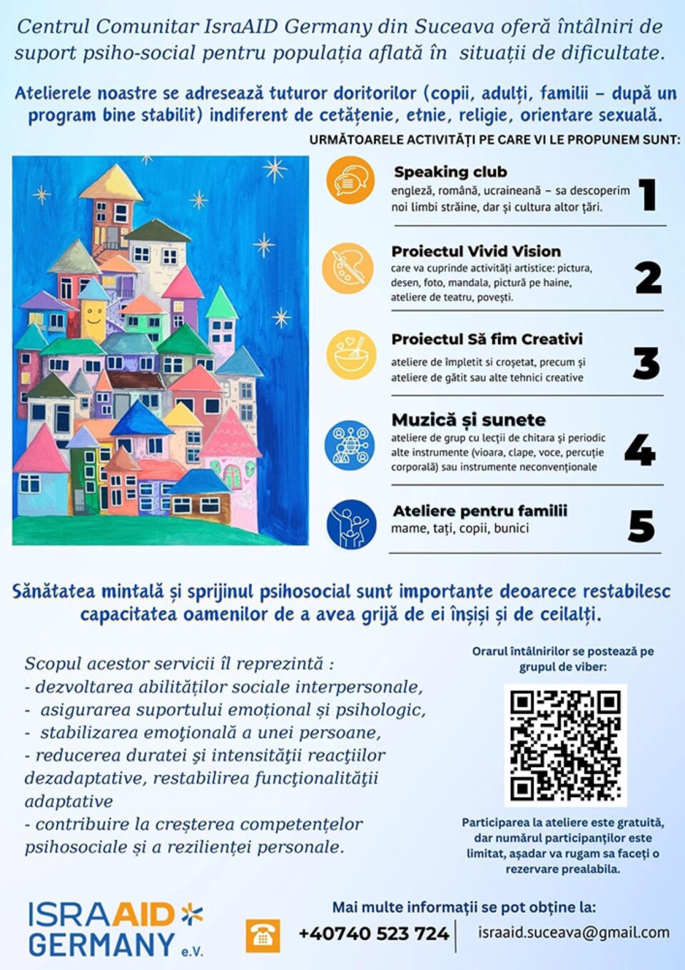Consiliere și ateliere gratuite pentru persoanele vulnerabile, în municipiul Suceava Consiliere și ateliere gratuite pentru persoanele vulnerabile, în municipiul Suceava