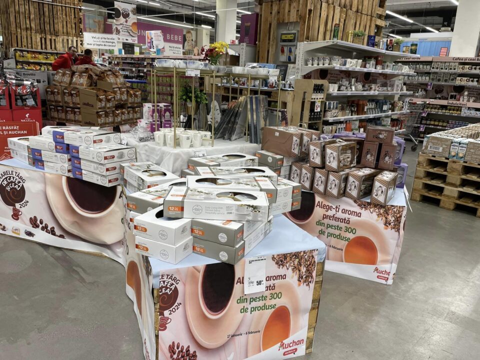 Cea de-a XII-a ediție a Marelui Târg de Cafea și Ceai are loc în hipermarketul Auchan până pe 6 februarie 2024 2