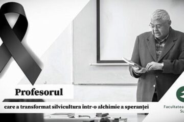 Radu Leontie Cenușă, Profesor Emeritus și fost decan al Facultății de Silvicultură din Suceava, s-a stins din viață