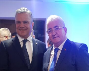 Ministrul Dezvoltării, Adrian Veștea, cu primarul Ion Lungu