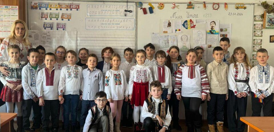 Mica Unire a fost omagiată și la Școala Gimnazială ,,Alexandru Ioan Cuza” din Fălticeni