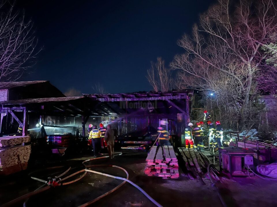Incendiul a avut loc miercuri seară