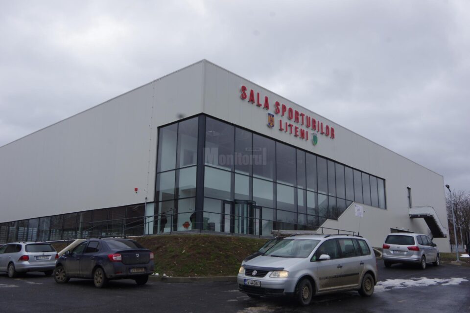 Noua sală de sport din Liteni a fost construită printr-un proiect de 7 milioane de lei