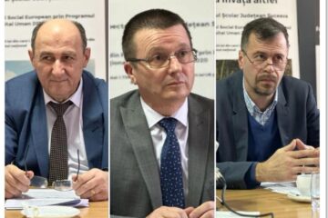 Șefii IȘJ Suceava - Petru Crăciun, Grigore Bocanci și Matei Gabriel