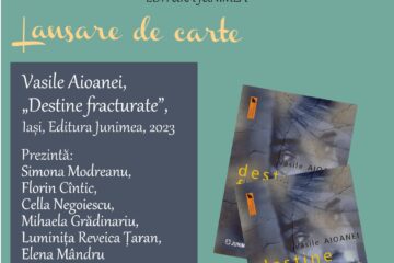 Volumul „Destine fracturate”, de Vasile Aioanei, va fi lansat în prima zi din februarie