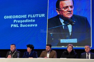 Primarul municipiului Rădăuți, Bogdan Loghin (centru) consideră că scopul liderului AUR este de a destabiliza România
