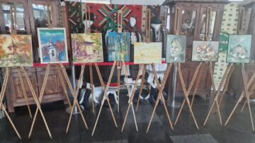 40 de lucrări realizate de artiștii Iosif Csukat și Ovidiu Ambrozie Bortă - BOA pot fi admirate la Centrul Cultural Bucovina. Foto artistul.studio