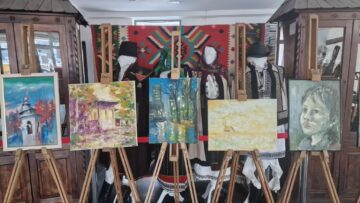 40 de lucrări realizate de artiștii Iosif Csukat și Ovidiu Ambrozie Bortă - BOA pot fi admirate la Centrul Cultural Bucovina. Foto artistul.studio