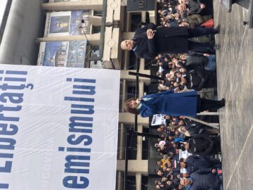 Gheorghe Flutur a organizat la Suceava cel mai mare miting antiextremism din România