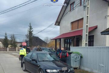 Autoturismul BMW furat și recuperat