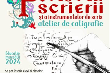 Atelier de caligrafie pentru copii, la Muzeul de Istorie