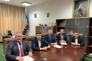 Deputatul PSD Gheorghe Șoldan a fost prezent alături de primarii care au semnat contractele pentru rețelele de gaz metan